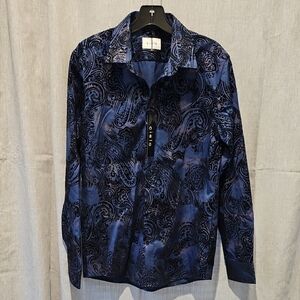 Cielo Blue Velour Shirt